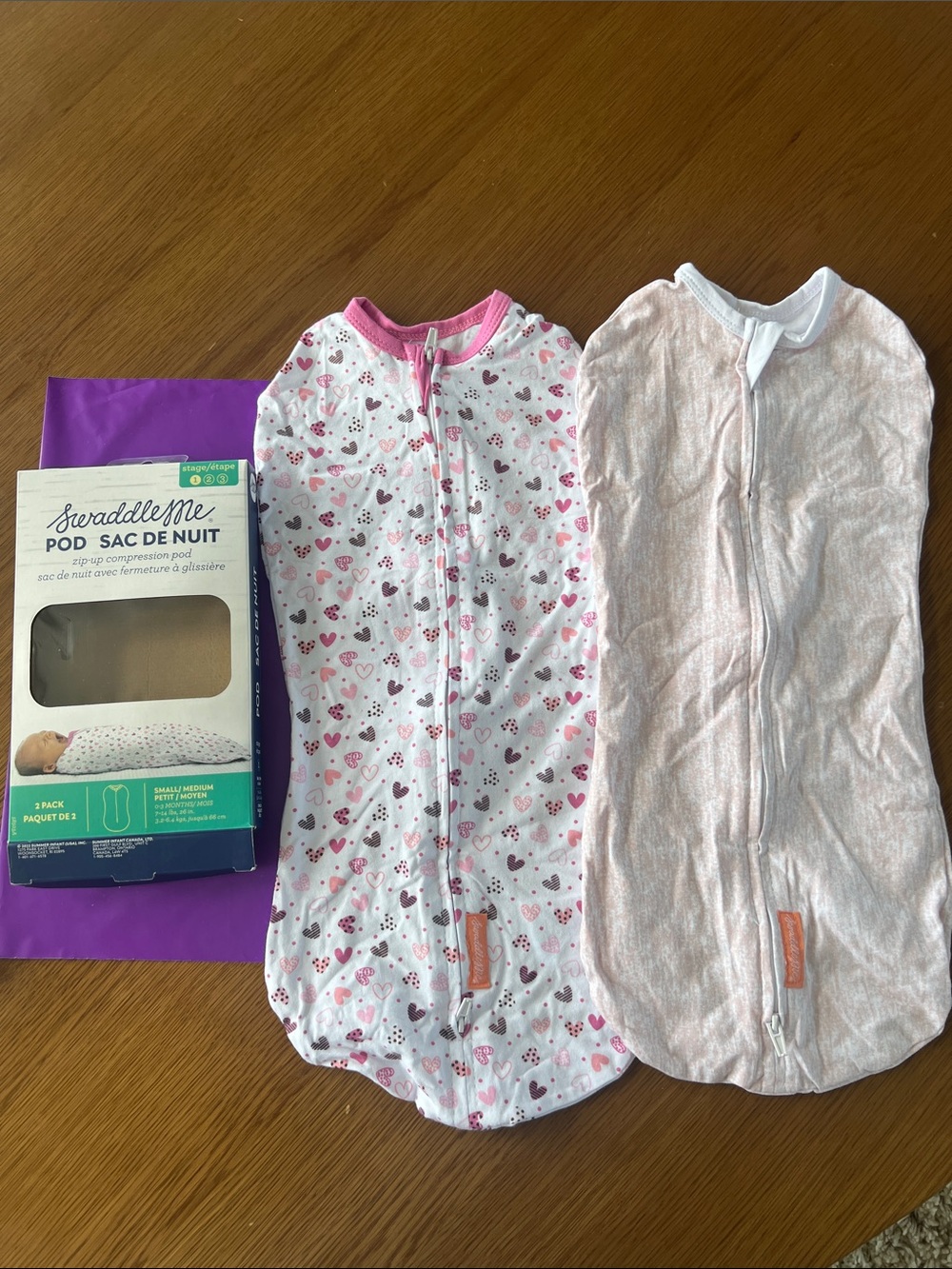 SwaddleMe Baby Zip-Up Pod 2 pack